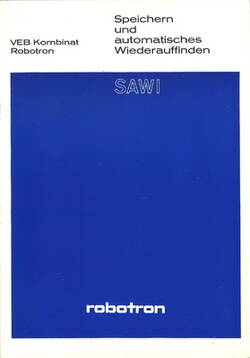 Produktinformation SAWI