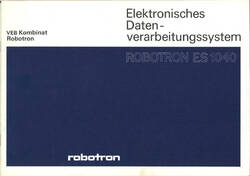 Produktinformation Robotron ES 1040